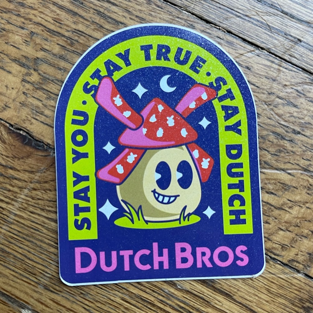 Dutch Bros. merchandise sticker